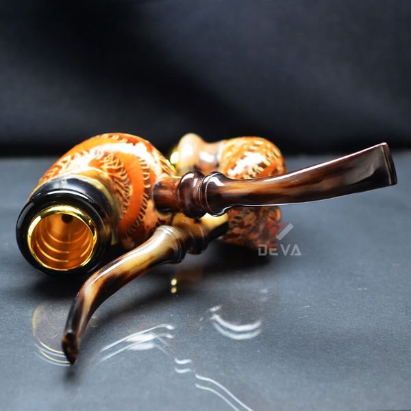 Tẩu cán sừng ốp vỏ ốc Freesize TS11