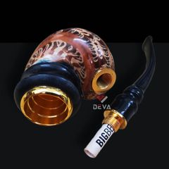 Tẩu cán sừng ốp vỏ ốc Freesize TS11