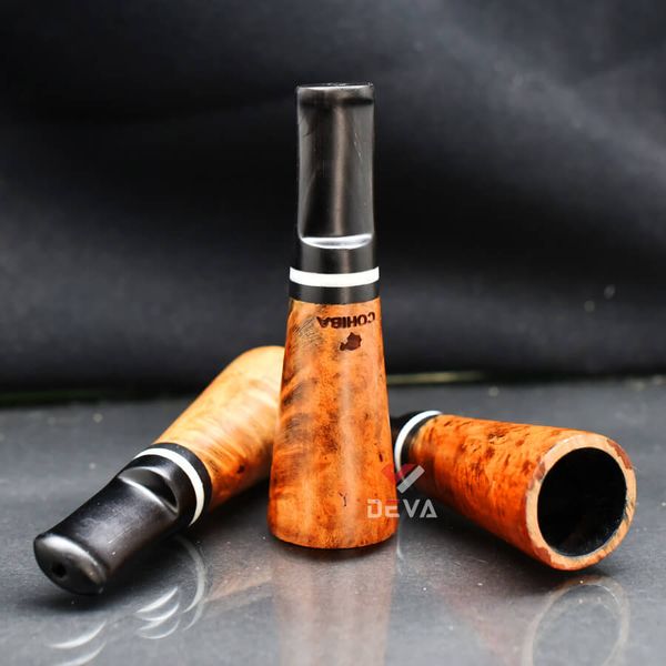 Tẩu Size 30-42 gỗ Thạch Nam cán sừng TN01