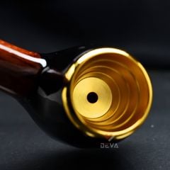 Tẩu hút Cigar nối thân gỗ cán sừng cối lõi thép Freesize TS03