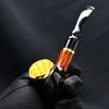 Tẩu hút Cigar nối thân gỗ cán sừng cối lõi thép Freesize TS03