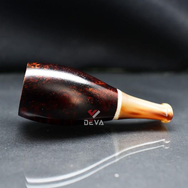 Tẩu Cigar thân gỗ cán sừng Freesize TS13