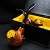 Tẩu sừng lõi đồng mạ vàng Freesize cho Xì gà các cỡ TS09