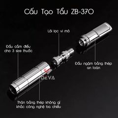Tẩu kim loại vệ sinh dùng cho các cỡ thuốc ZB370