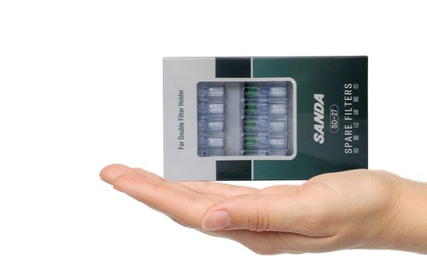 Vỉ Lõi lọc bông tẩu 18 lõi lọc Sanda SD27