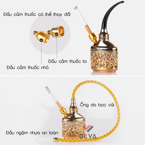 Tẩu lọc nước Zobo ZB hoa văn cổ điển 510