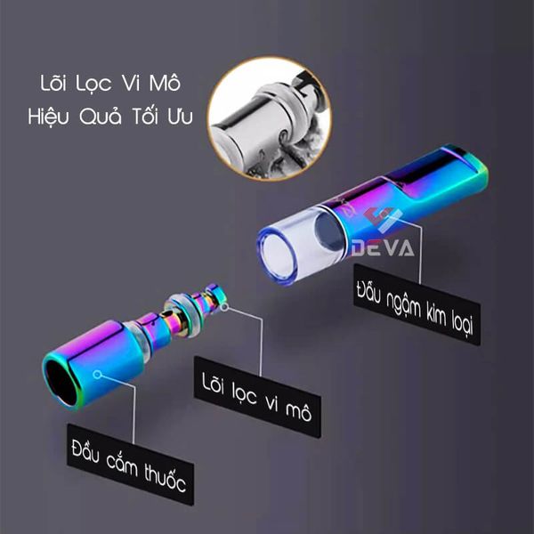 Tẩu lọc thuốc vệ sinh cán kim loại Zobo ZB 330