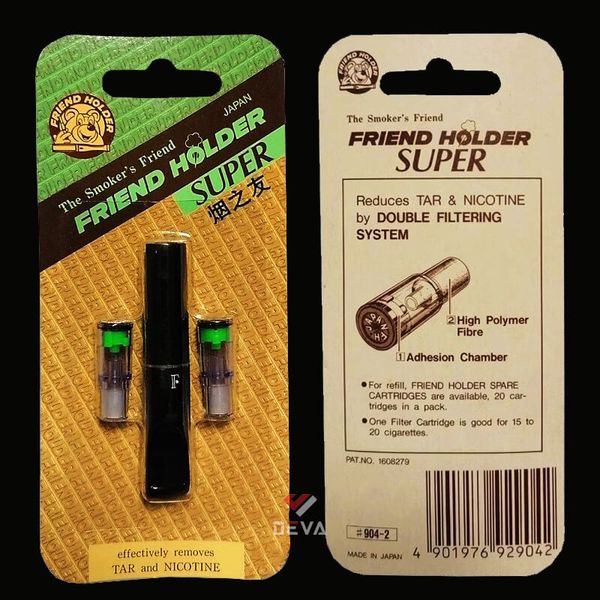 Tẩu lọc bông vệ sinh chính hãng Friend Holder kèm lõi lọc kép 904-2