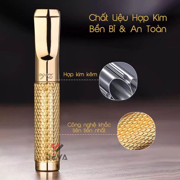 Tẩu lọc thuốc mạ vàng Zobo ZB 255