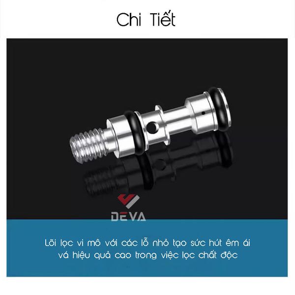 Tẩu lọc Wosda vỏ kim loại dùng cho nhiều size thuốc Series WSD-101