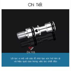 Tẩu lọc Wosda vỏ kim loại dùng cho nhiều size thuốc Series WSD-101