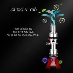 Tẩu lọc Wosda hoa văn cho 3 size thuốc Series WSD-102