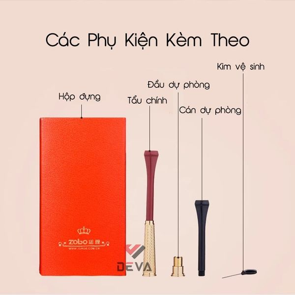 Tẩu lọc thuốc cỡ nhỏ Zobo ZB 258