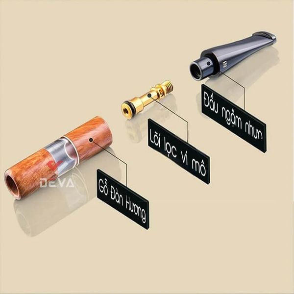 Tẩu thuốc vệ sinh gỗ Óc Chó Zobo ZB 305