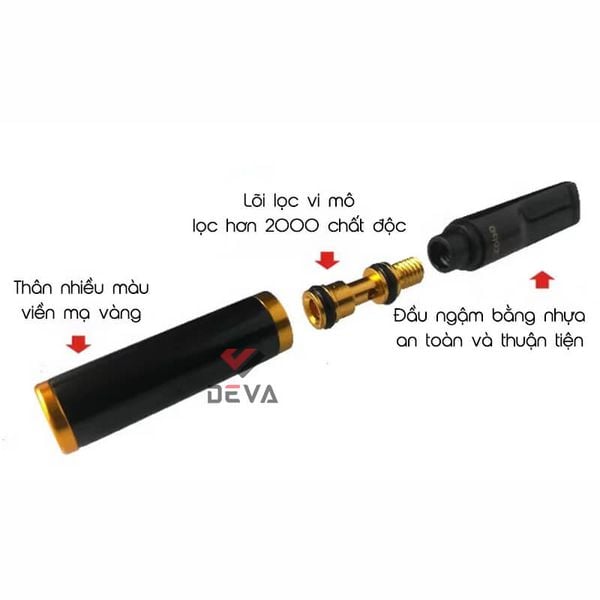 Tẩu lọc Zobo kèm ống đựng ZB-021