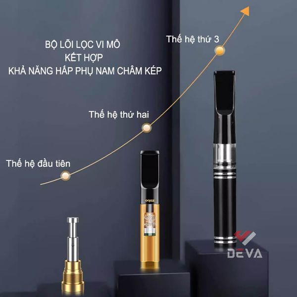 Tẩu lọc thuốc lá Zobo 4 size kèm ống đựng ZB-396