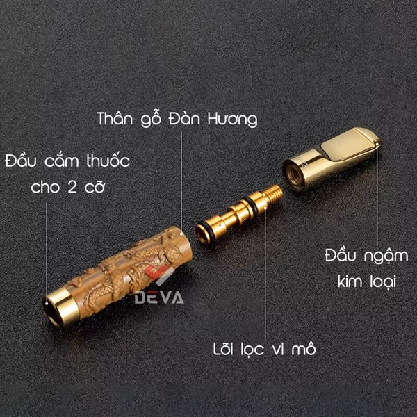 Tẩu lọc thuốc loại to và nhỏ cao cấp Zobo ZB 357