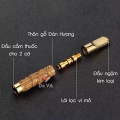 Tẩu lọc thuốc loại to và nhỏ cao cấp Zobo ZB 357