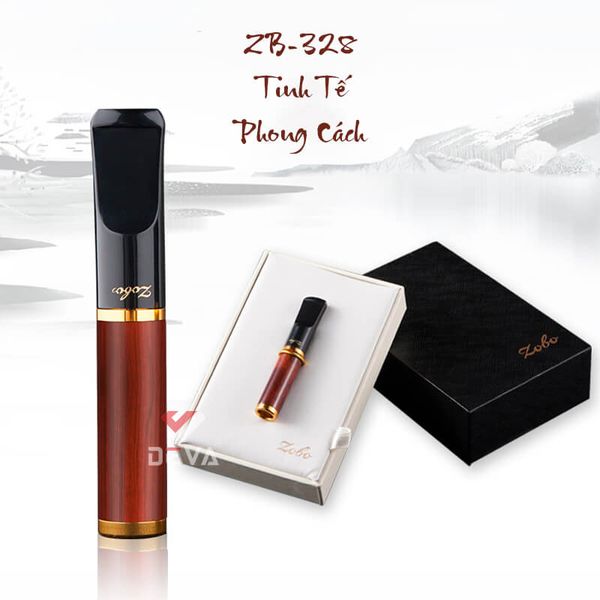 Tẩu lọc thuốc Zobo cán gỗ ZB-328