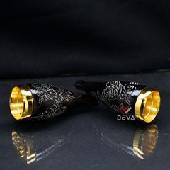 Tẩu sừng khắc rồng Free size TS07