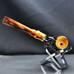 Tẩu sừng lõi đồng mạ vàng Freesize các cỡ TS09