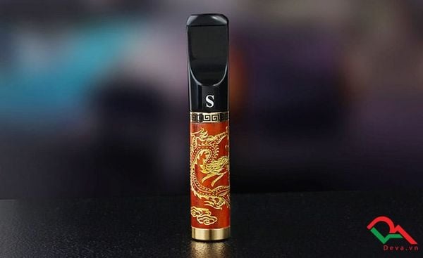 Tẩu lọc hình rồng mạ vàng Sanda Tarstop kèm ống đựng TS-930