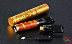 Tẩu lọc hình rồng mạ vàng Sanda Tarstop kèm ống đựng TS-930