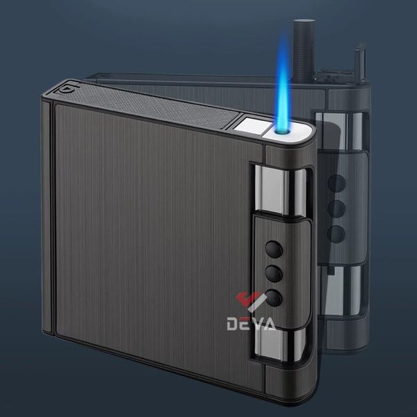 Hộp đựng thuốc lá Focus  20 điếu kèm bật lửa khò JD YH072