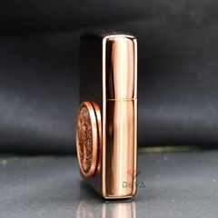 Tìm Zippo Vàng Hồng Ốp Emblem Cây Sự Sống Tree Of Life Z152