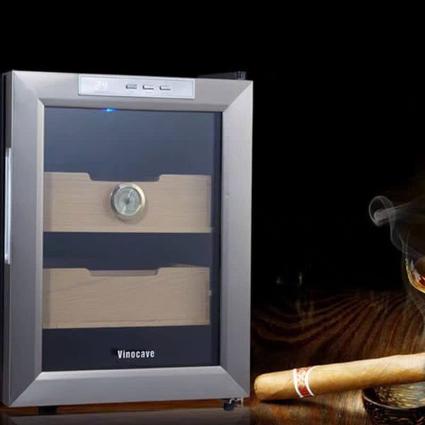 Tủ bảo quản xì gà cắm điện 2 ngăn Vino SC 12AH