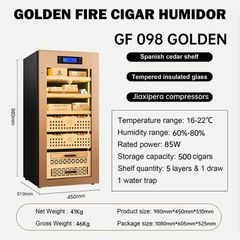 Tủ bảo quản cigar Golden Fire GF 098