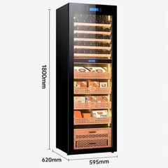 Tủ bảo quản rượu vang cigar 2 trong 1 Golden Fire H2180