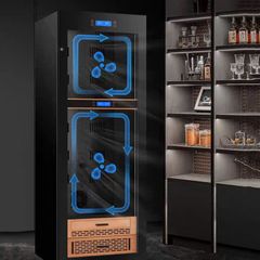 Tủ bảo quản rượu vang cigar 2 trong 1 Golden Fire H2180