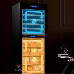 Tủ bảo quản rượu vang cigar 2 trong 1 Golden Fire H2180