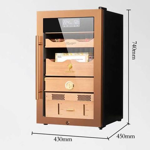Tủ bảo quản cigar Golden fire A70 đựng 300-400 điếu