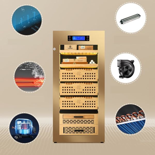 Tủ bảo quản cigar Golden Fire GF 098