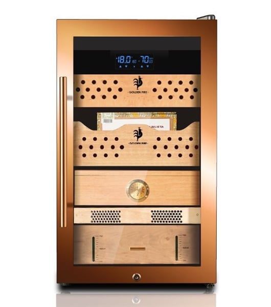 Tủ bảo quản xì gà 300 điếu gỗ Tuyết Tùng Lubinski RA 222