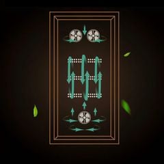 Tủ bảo quản Cigar và Vang 2 tầng loại nhỏ  Golden Fire GF 737