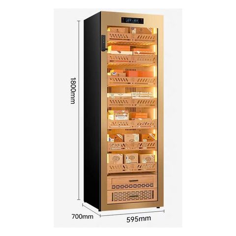 Tủ bảo quản cigar 1800 điếu cắm điện GF 2180