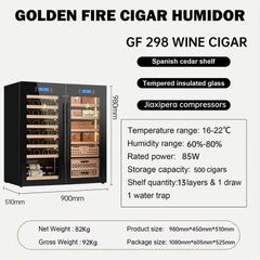 Tủ bảo quản Cigar và rượu vang GF-298