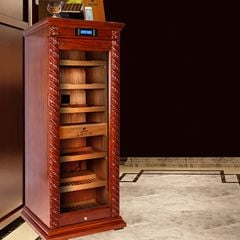 Tủ xì gà LUBINSKI nhiệt độ và độ ẩm gỗ tuyết tùng gỗ giữ ẩm LB 180