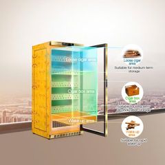 Tủ bảo quản cigar 900 điếu luxury Raching Mon 1800A