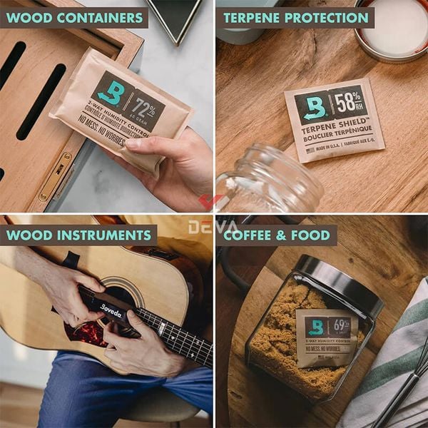 Túi dung dịch cân bằng độ ẩm xì gà Boveda