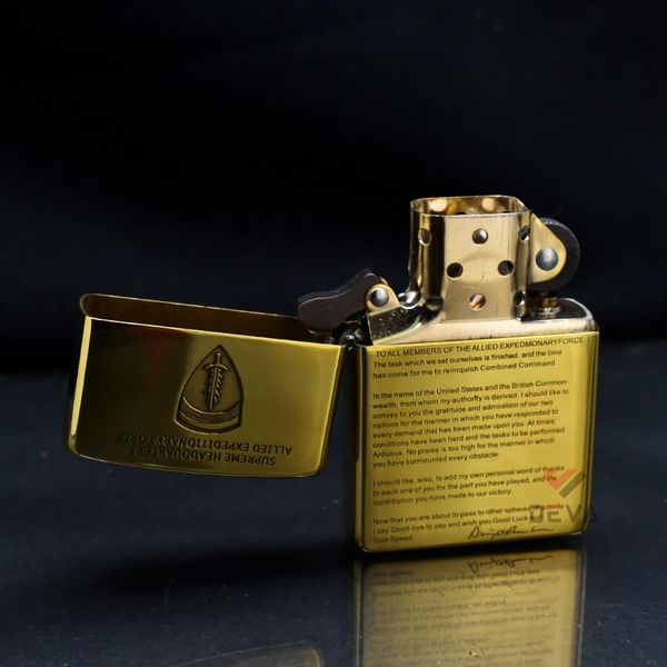 Zippo Khắc Bộ Chỉ Huy Lực Lượng Viễn Chinh Đồng Minh ZN363