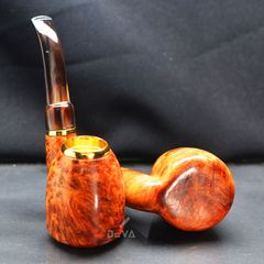 Tẩu hút Xì Gà gỗ cẩm lông chuột đế đứng cán sừng Freesize TS17