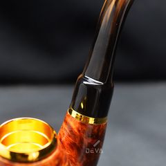 Tẩu hút Xì Gà gỗ cẩm lông chuột đế đứng cán sừng Freesize TS17