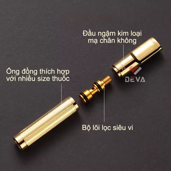 Tẩu lọc kim loại Zobo nhiều size thuốc kèm ống đựng ZB-482