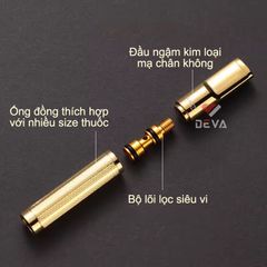 Tẩu lọc kim loại Zobo nhiều size thuốc kèm ống đựng ZB-482