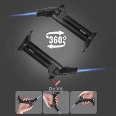 Bật lửa gas Honest khò đại 1 tia cầm tay có chân đế BCH 543