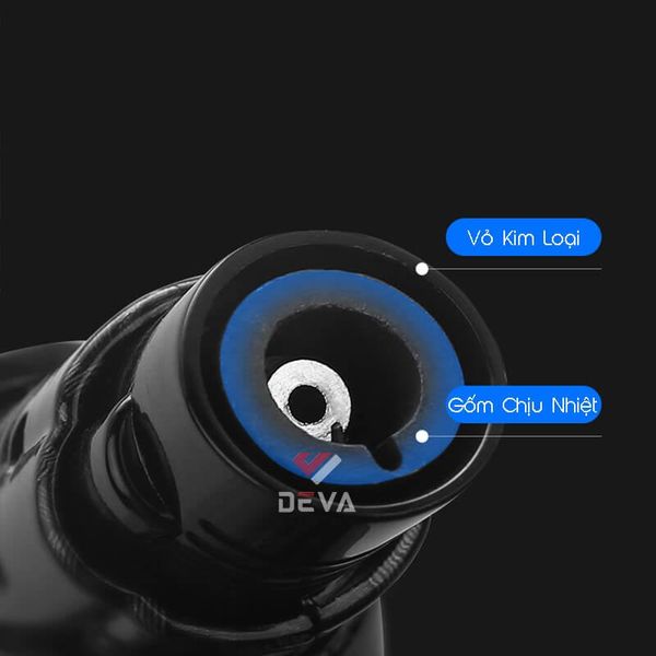 Bật lửa gas Honest khò đại 1 tia cầm tay có chân đế BCH 543